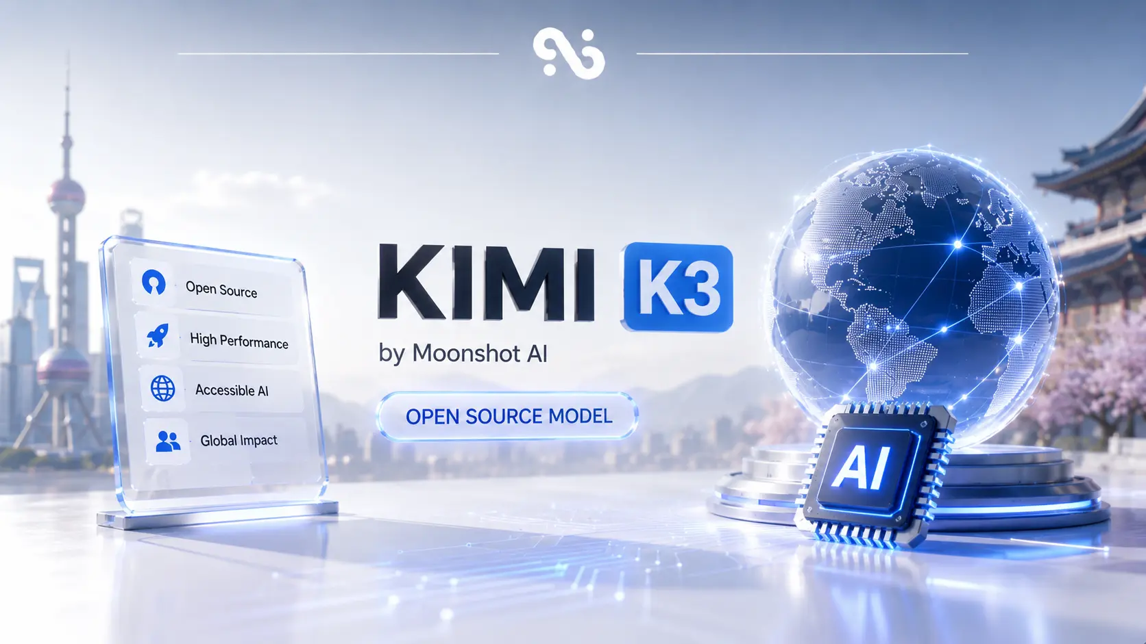 تصویر مدل متنباز Kimi K3 و رقابت چین و آمریکا در هوش مصنوعی
