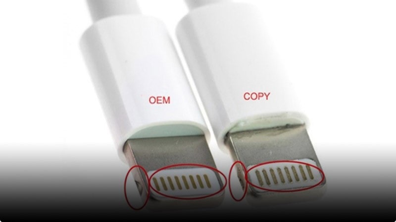 روش های تشخیص کابل و آداپتور شارژر اصلی اپل