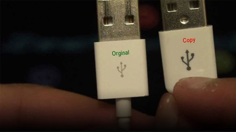 روش های تشخیص کابل و آداپتور شارژر اصلی اپل