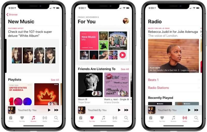 مقایسه Apple Music با Spotify در نرم افزار