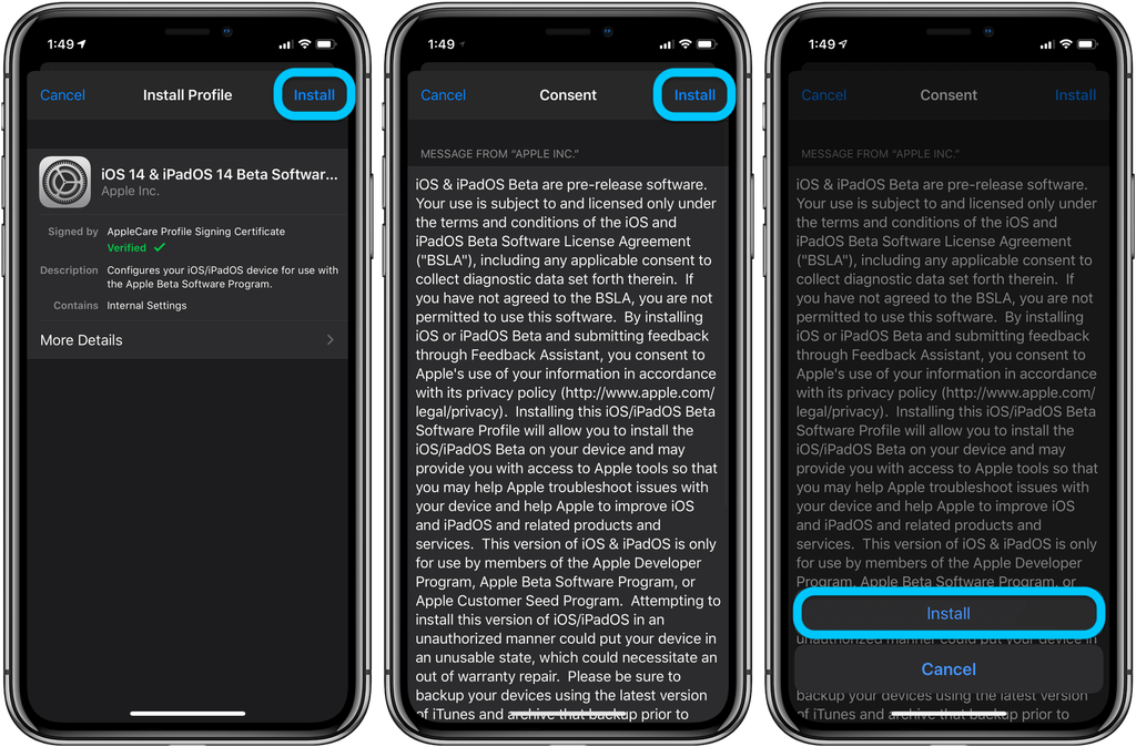 آموزش دریافت و نصب بتای عمومی iOS 14 و iPadOS 14 روی آیفون و آیپد