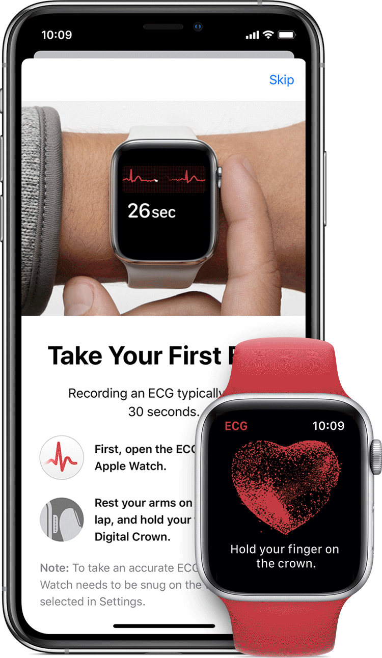 فعالسازی قابلیت ECG روی اپل واچ نسل 4 و 5 - AppleWatch ECG
