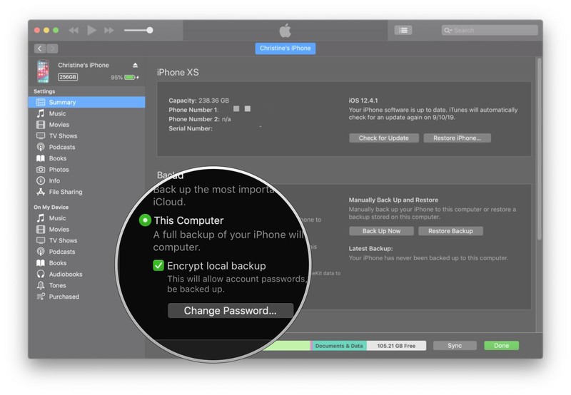محیط iTunes مک