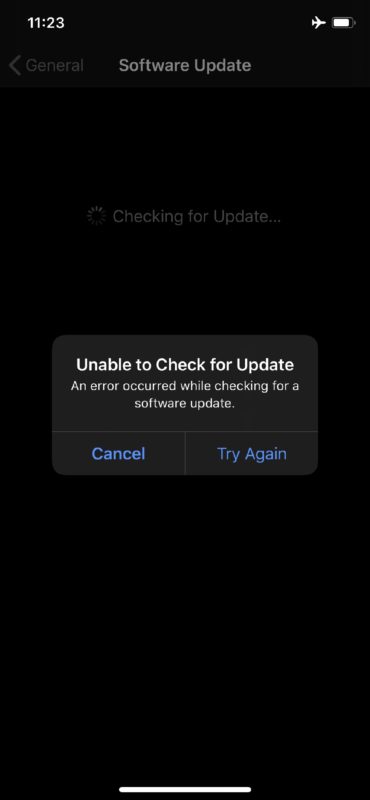 مشکلات آپدیت آیفون