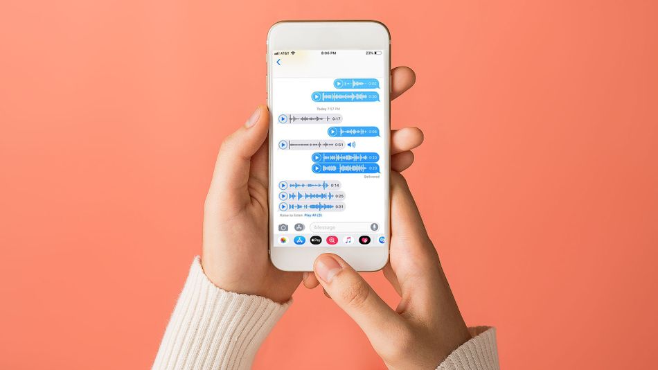 ارسال پیام در iMessage آیفون