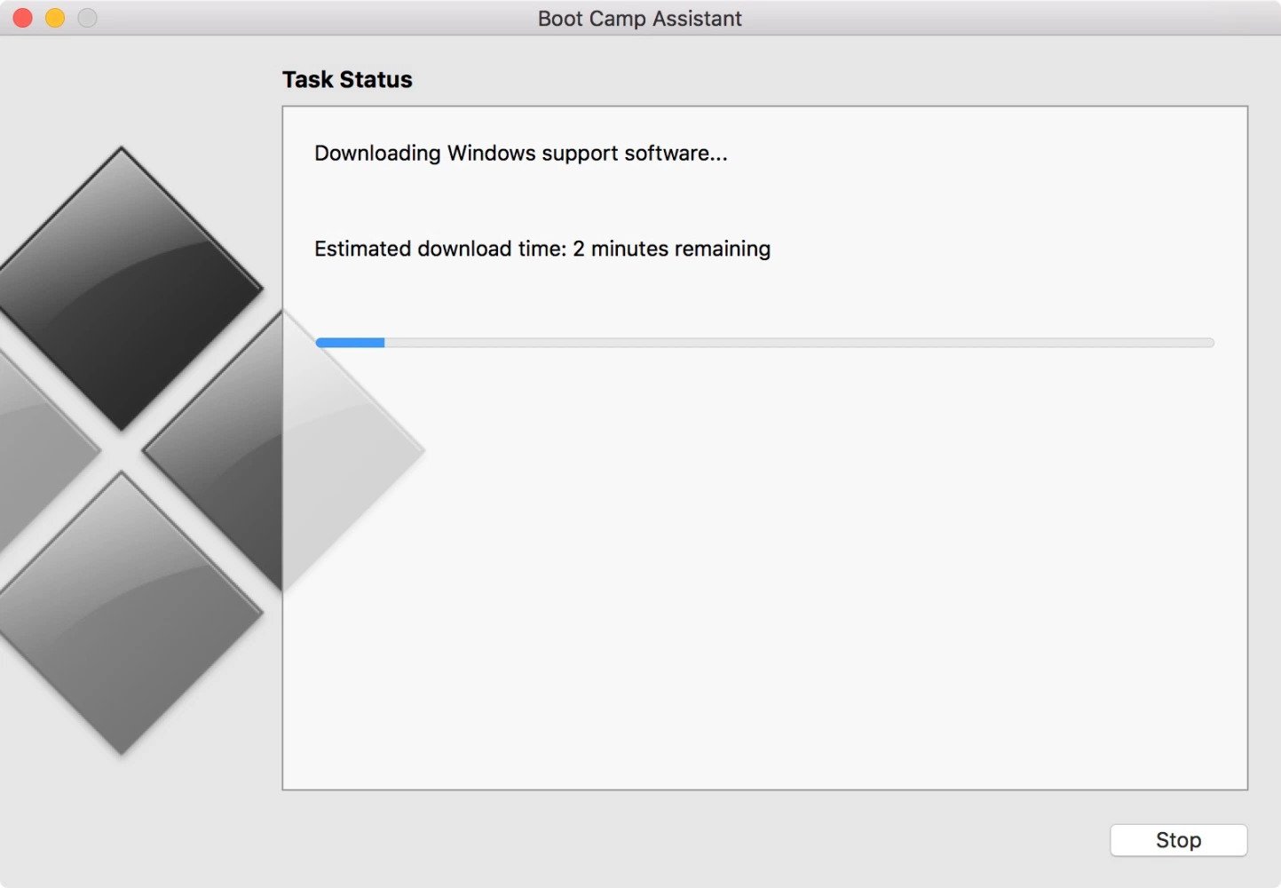 نصب ویندوز با برنامه Boot Camp