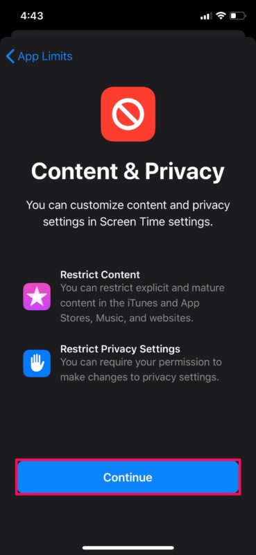 محدود کردن استفاده از آیفون و آیپد با Screen Time