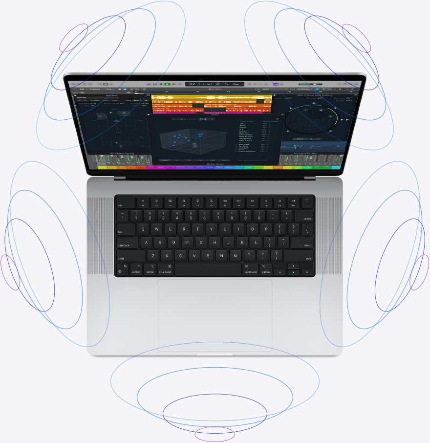 حالت Spatial Audio در مک بوک پرو ۲۰۲۱