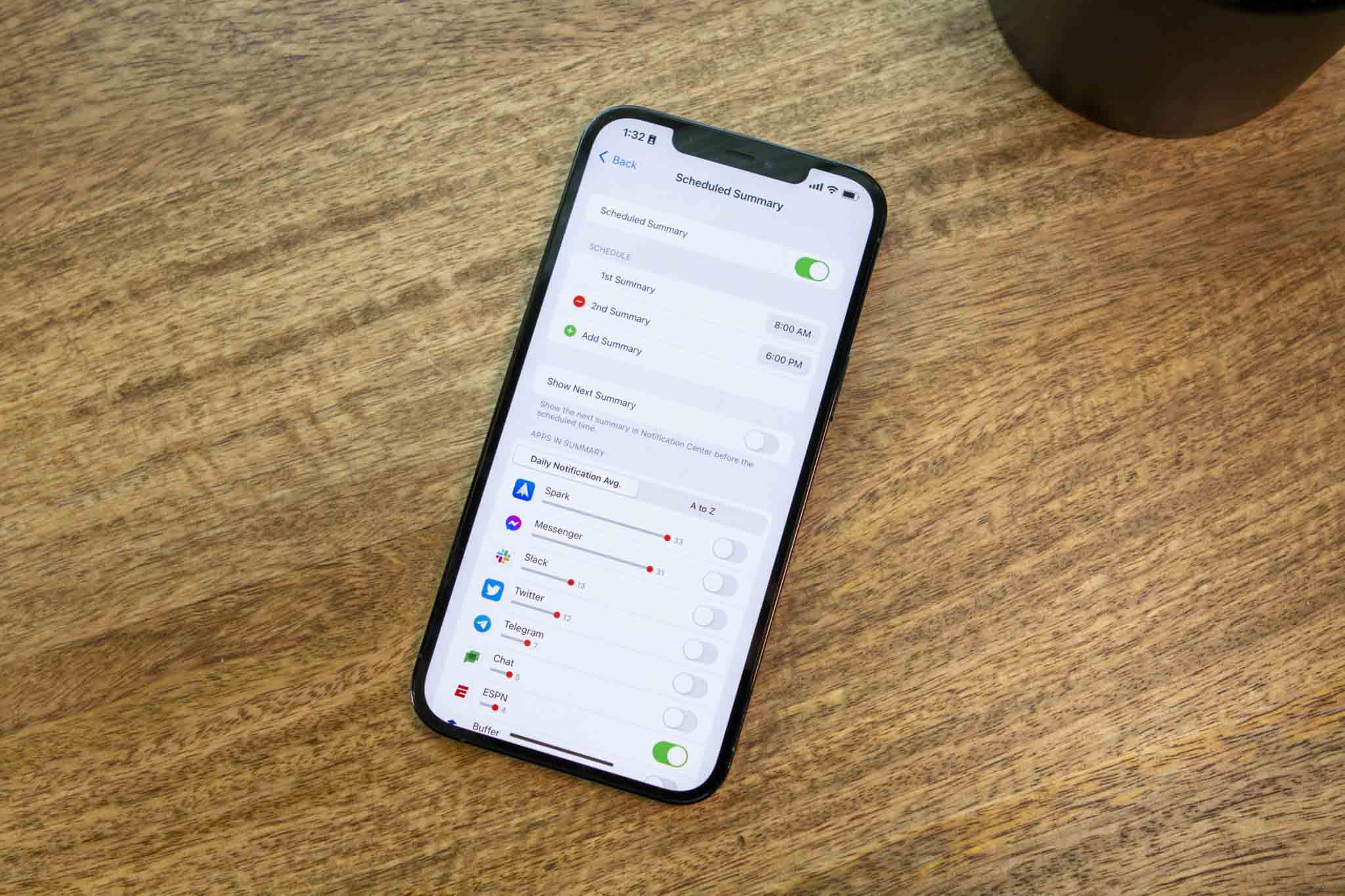 نوتیفیکیشن سامری در iOS 15