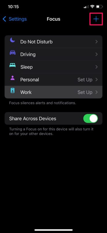 قابلیت Focus Mode در آیفون و آیپد