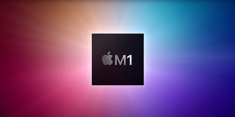 تصویری از پردازنده M1 اپل