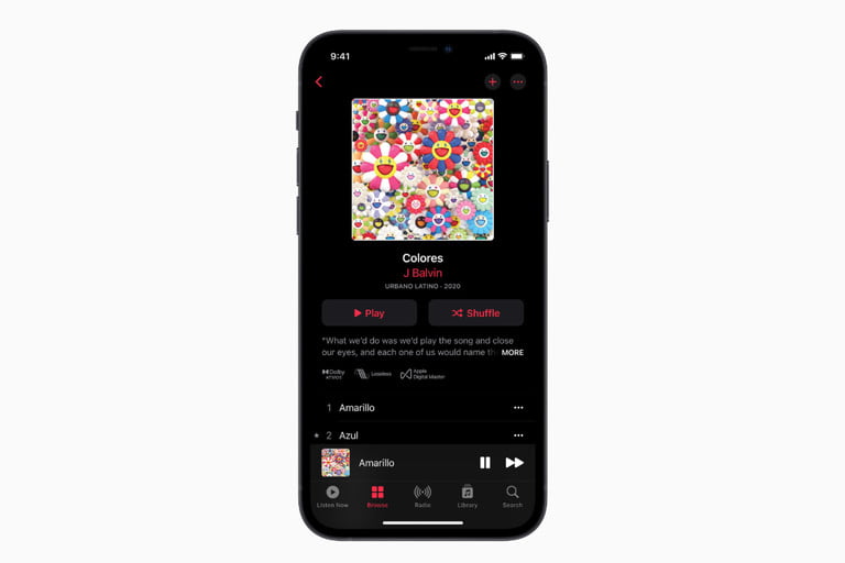 صفحه Browse در اپل موزیک