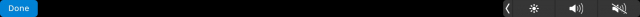 پنل تاچ بار پیش از اضافه کردن آیکون Screen Lock