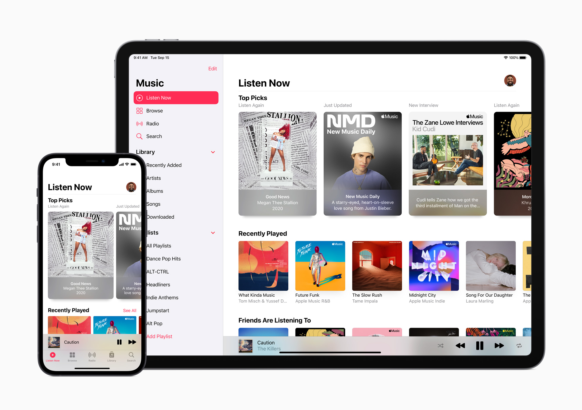 Apple Music در آیفون و آيپد