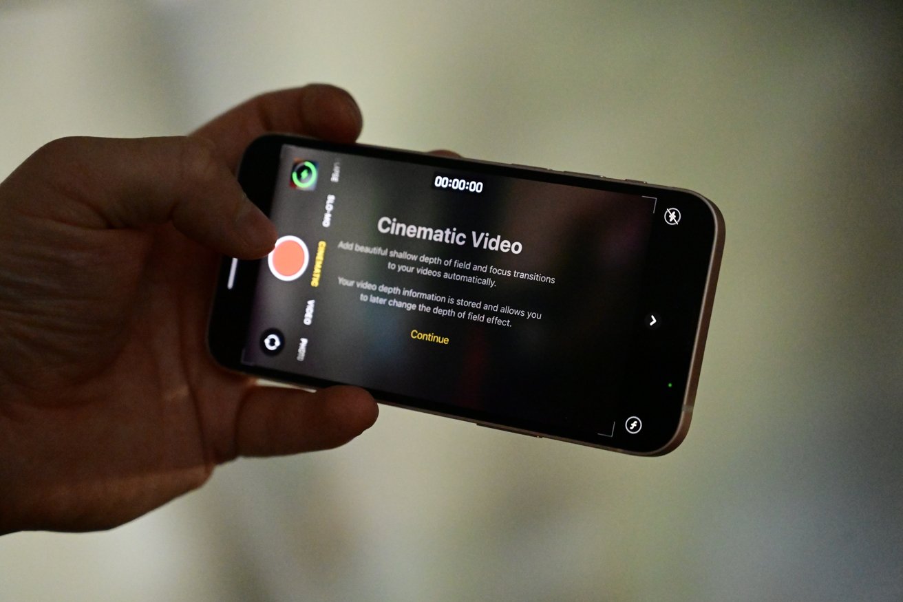 حالت سینماتیک دوربین iPhone 13 Mini