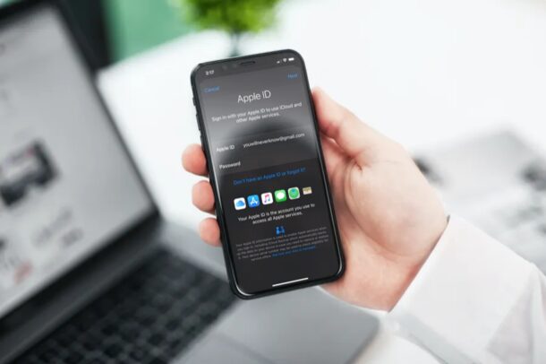 صفحه ورود به اپل آیدی