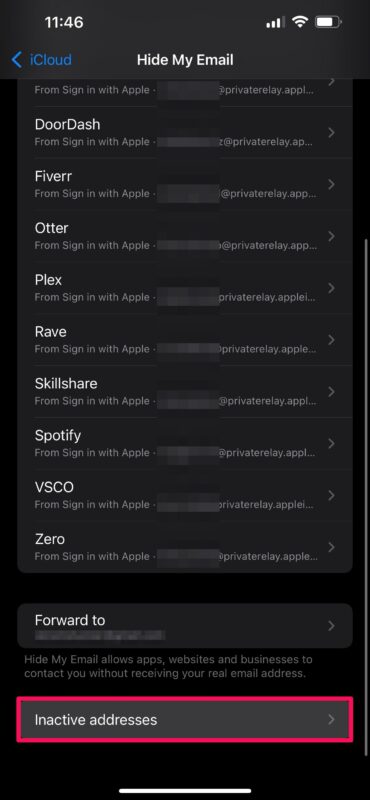 استفاده از قابلیت Hide My Email آیکلود