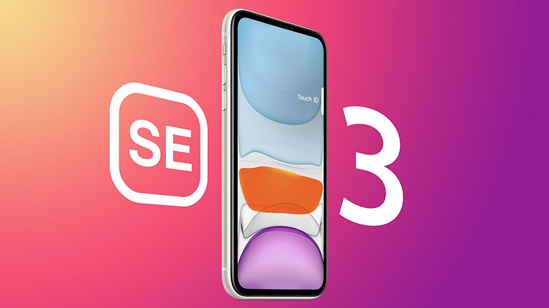 تصویری از آیفون SE 3