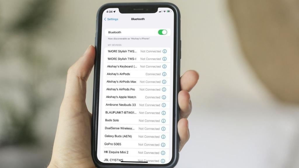 رفع مشکل بلوتوث iPhone