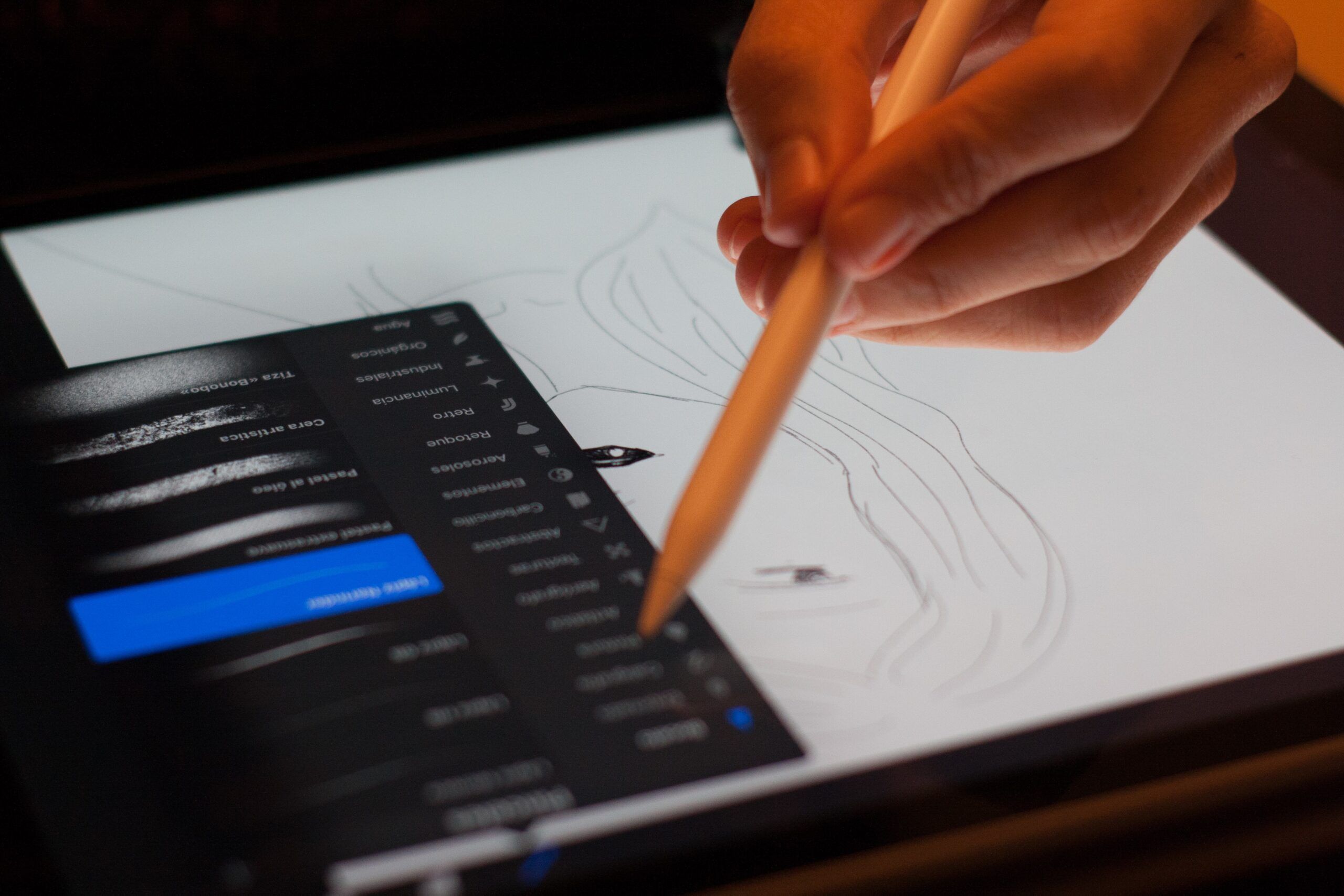 استفاده از Apple Pencil برای طراحی