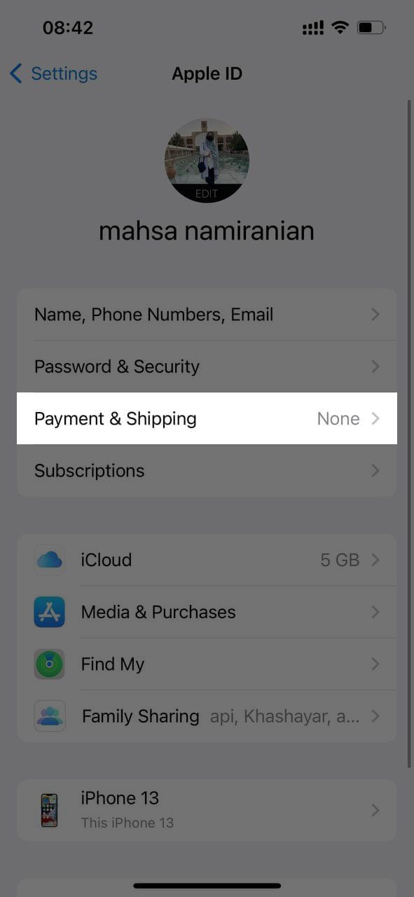 نحوه پیدا کردن کشور Apple ID