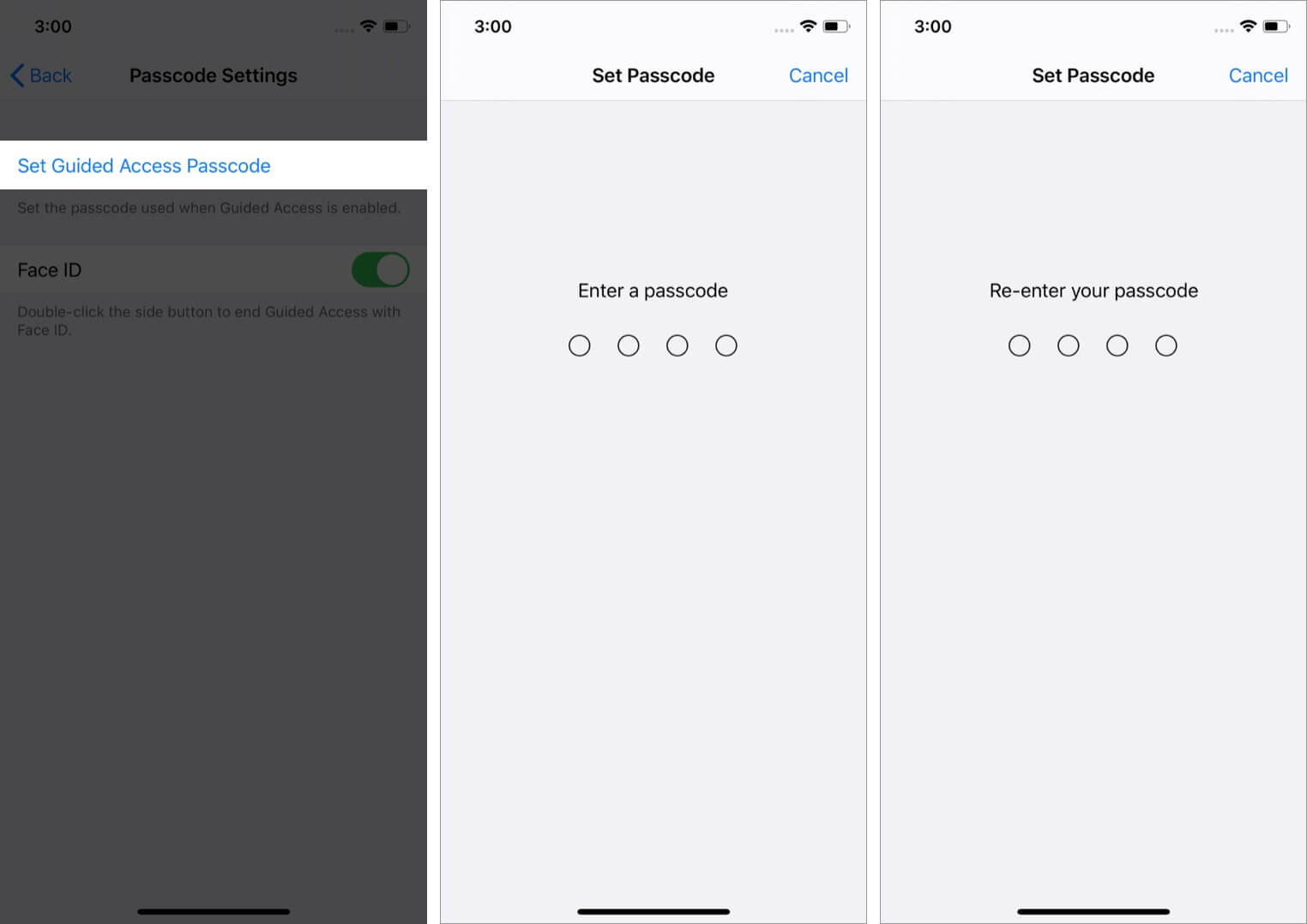 رمز گذاشتن برای برنامه های ایفون