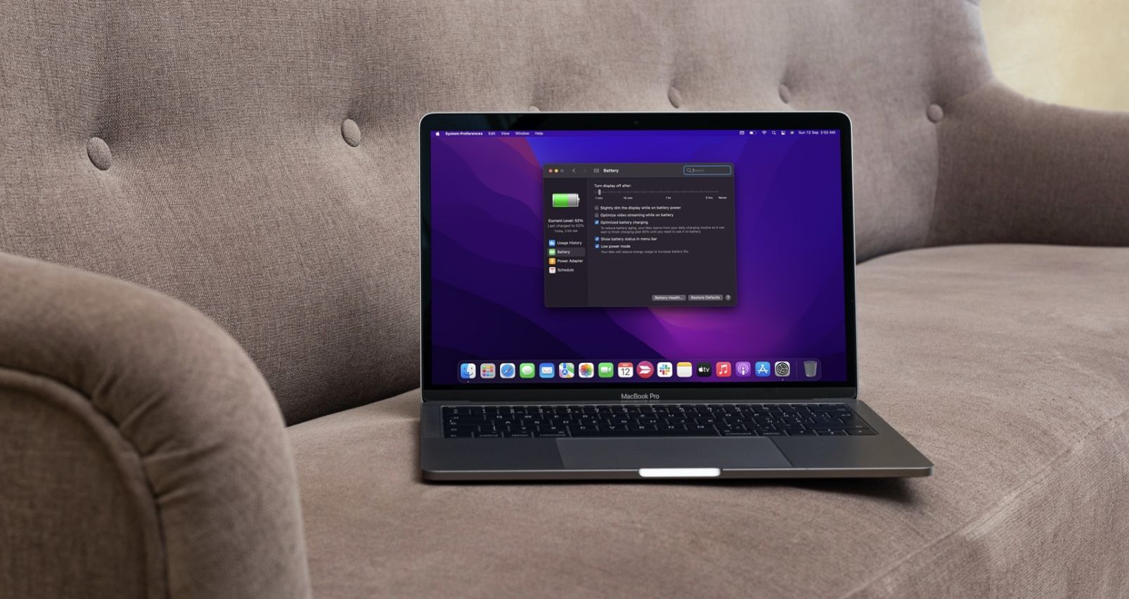 نحوه استفاده از Low Power Mode روی مک بوک