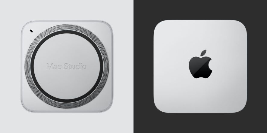 دو نما از Mac Studio