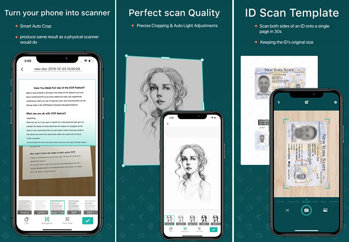 قابلیت‌‌های مختلف CamScanner