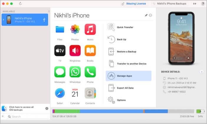 اپلیکیشن ‌های iOS روی مک او اس با نرم‌افزار iMazing