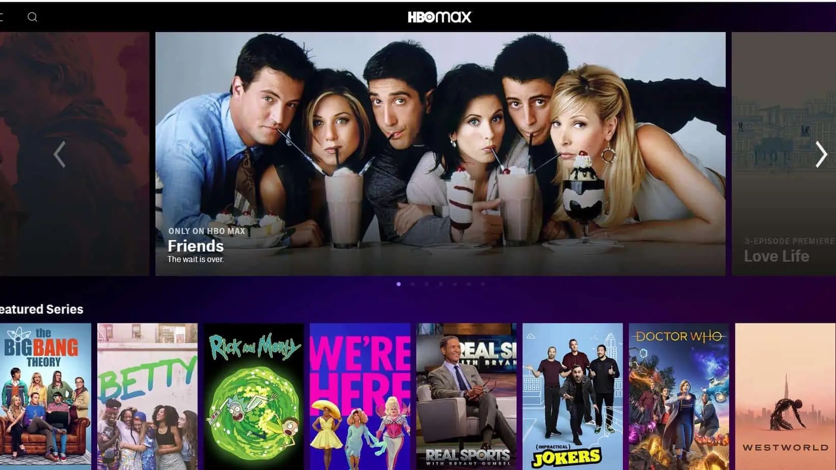 سریال Friends در HBO Max