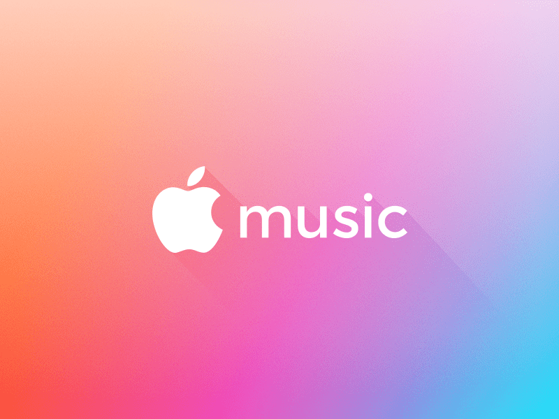 نمایی از لوگوی Apple Music