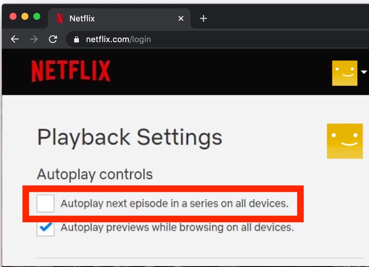 غیر فعال کردن Autoplay در نتفلیکس