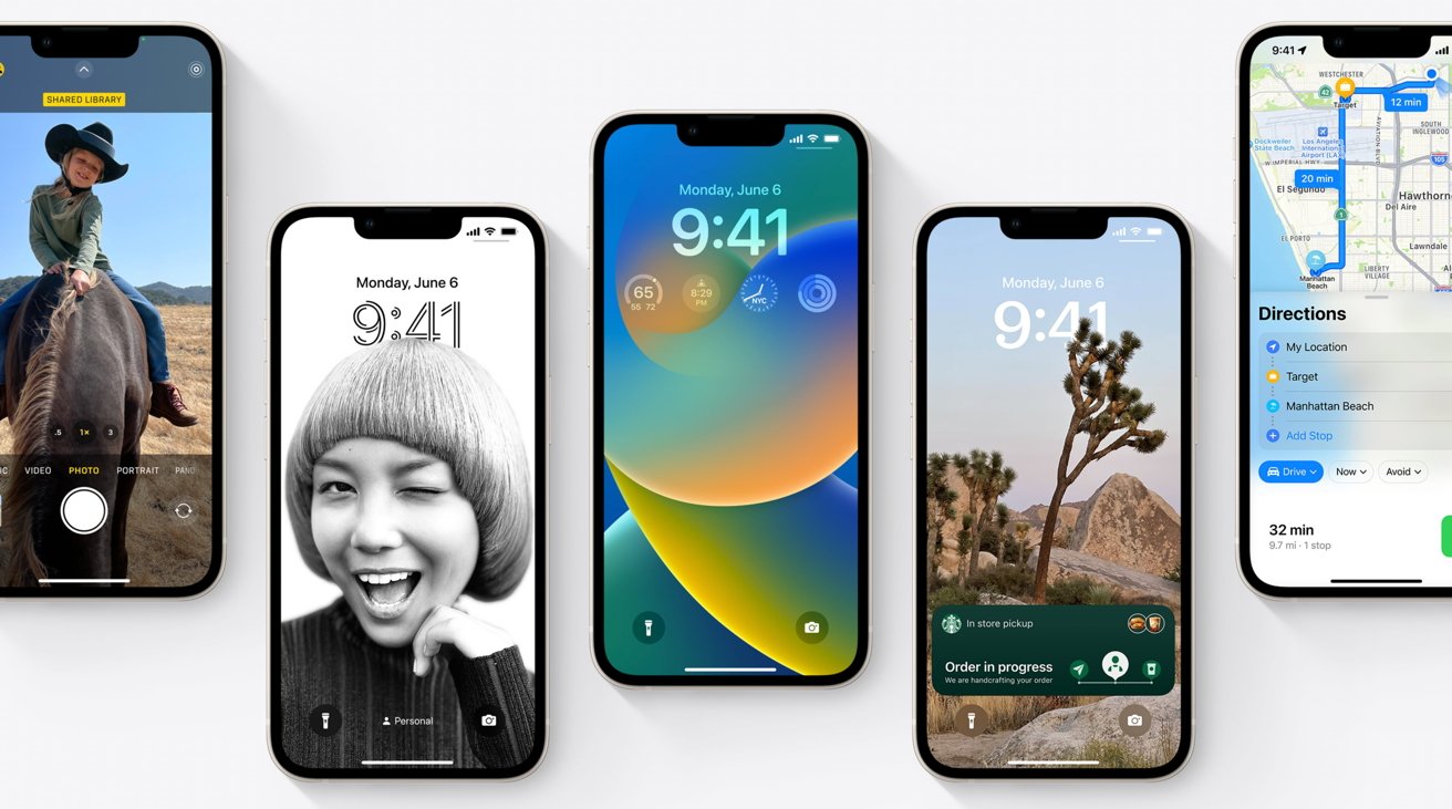 لاک اسکرین iOS 16