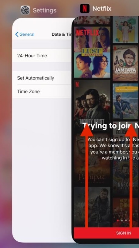 چرا برنامه نتفلیکس وصل نمیشه