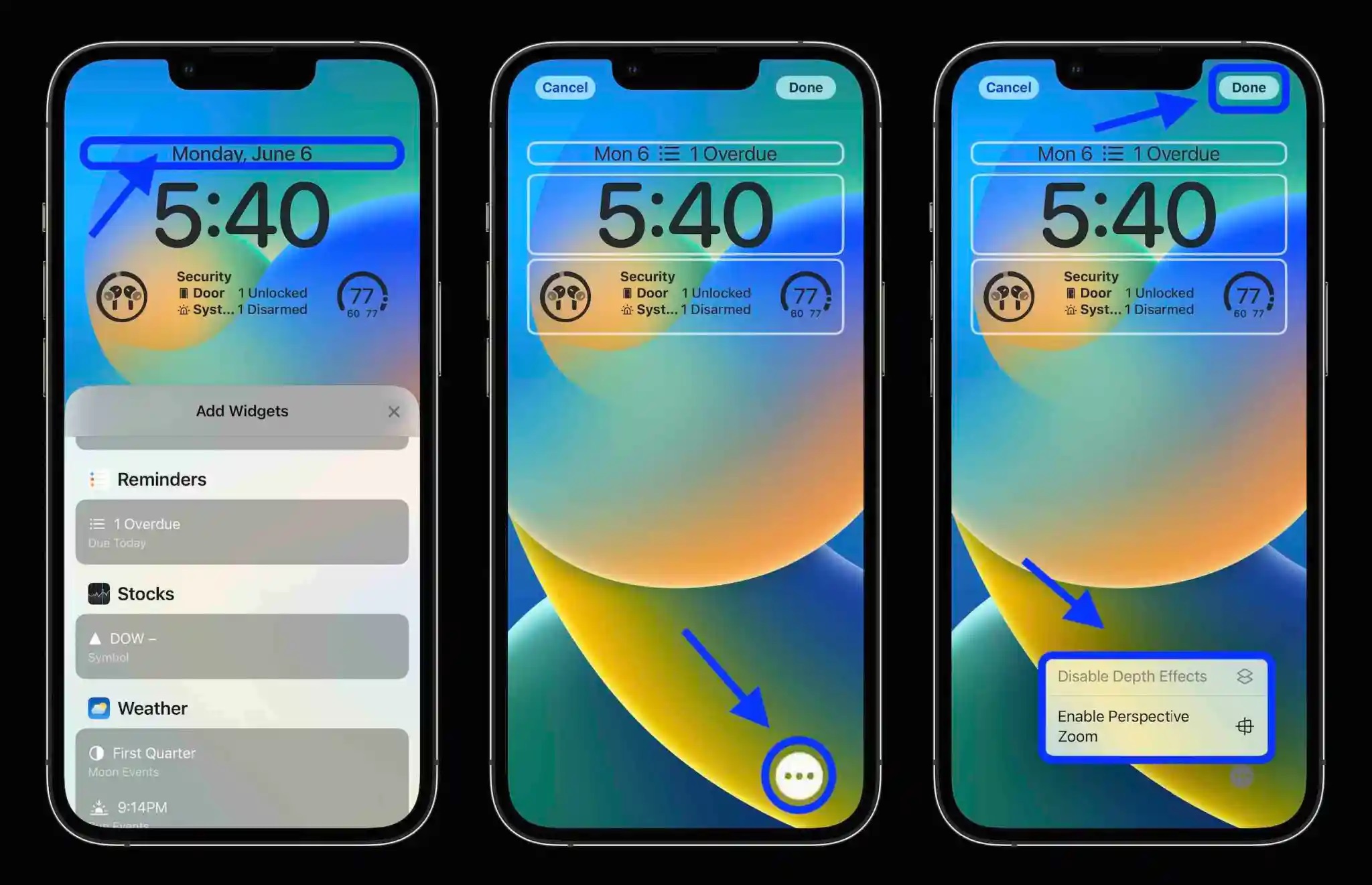 شخصی سازی لاک اسکرین iOS 16