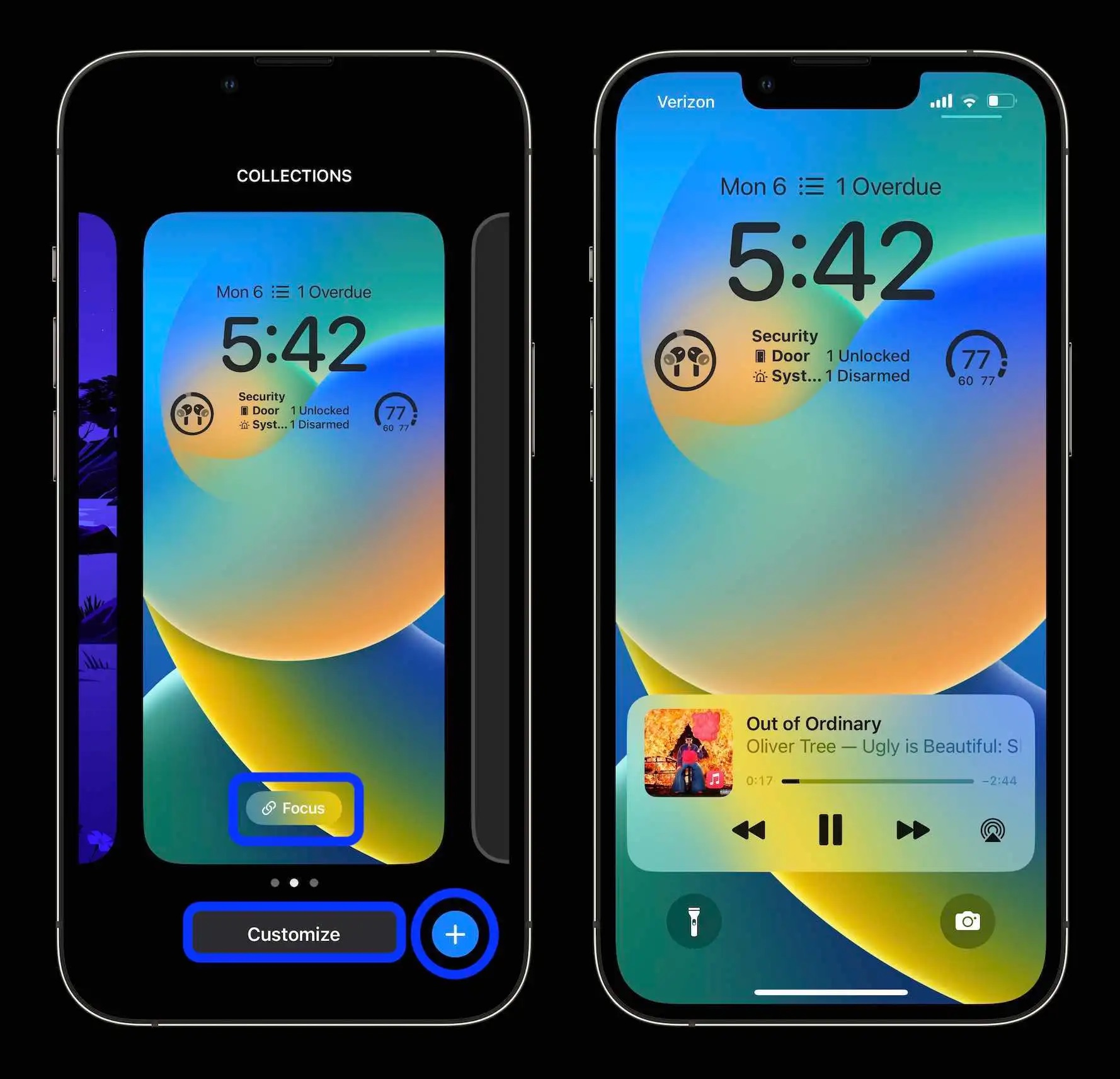custom lock screen iOS 16