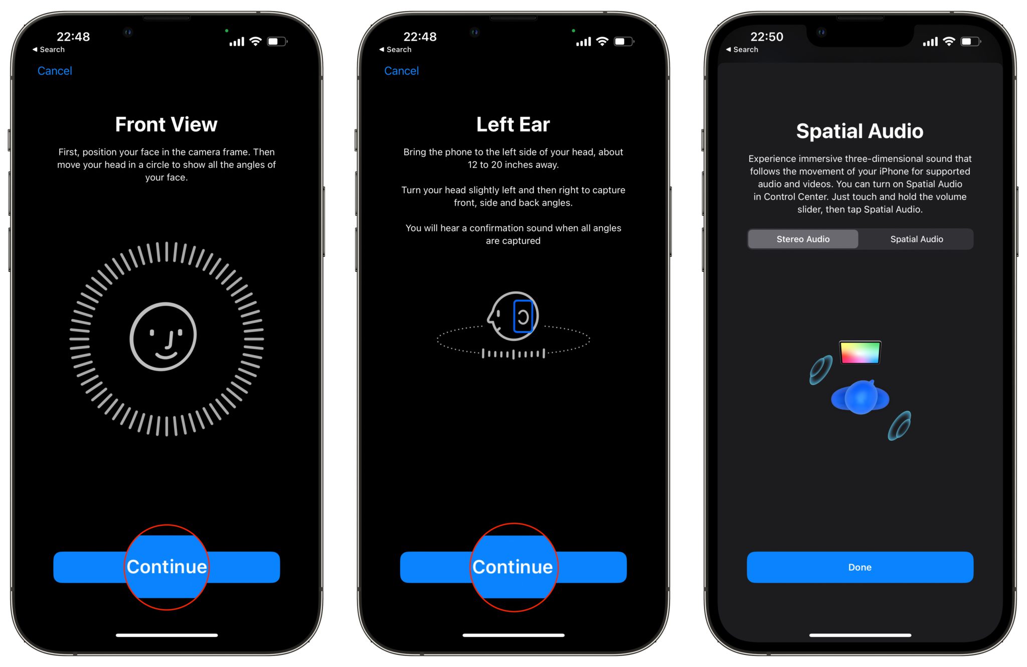 تنظیم قابلیت Personalized Spatial Audio