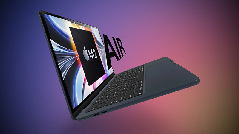 نمایی از MacBook Air M2