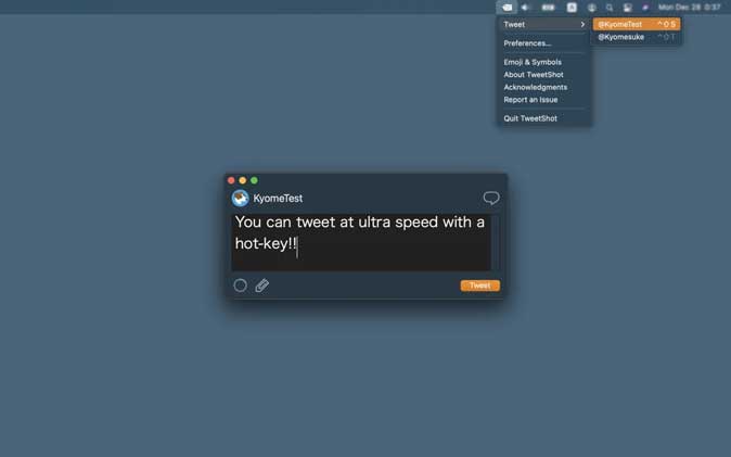 TweetShot اپلیکیشن جانبی توییتر