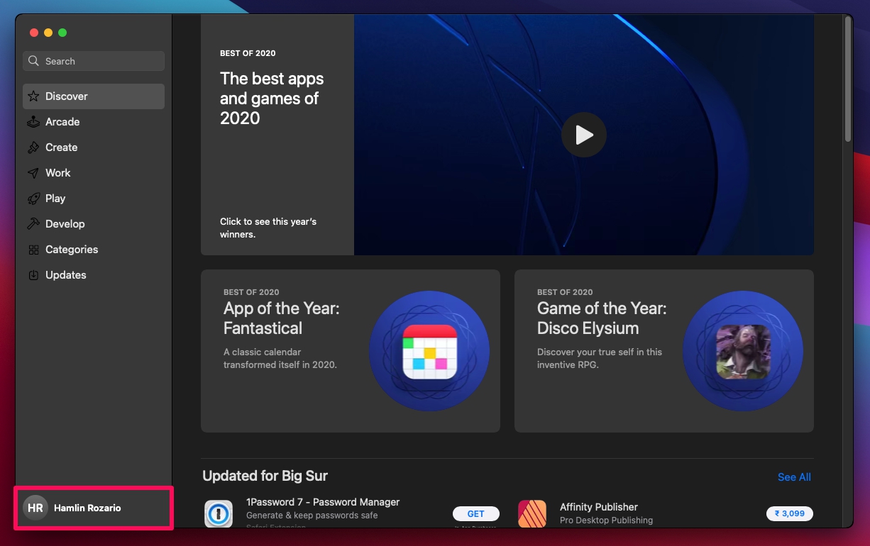بخش Discover اپ استور