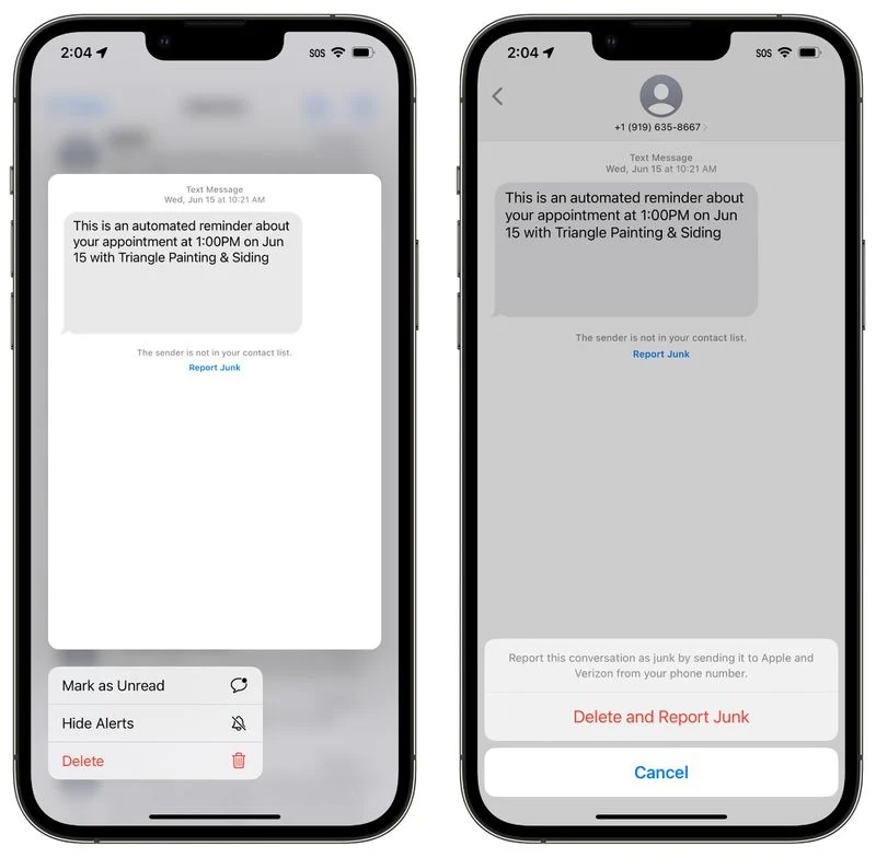 امکانات و قابلیت های جدید آی مسیج در iOS 16 