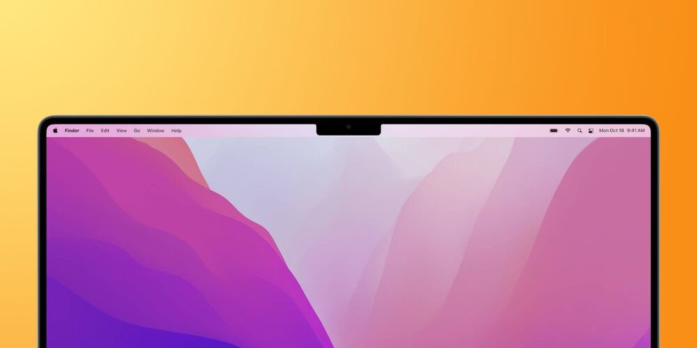 نحوه حذف ناچ یا همان بریدگی بالای صفحه در MacBook Pro