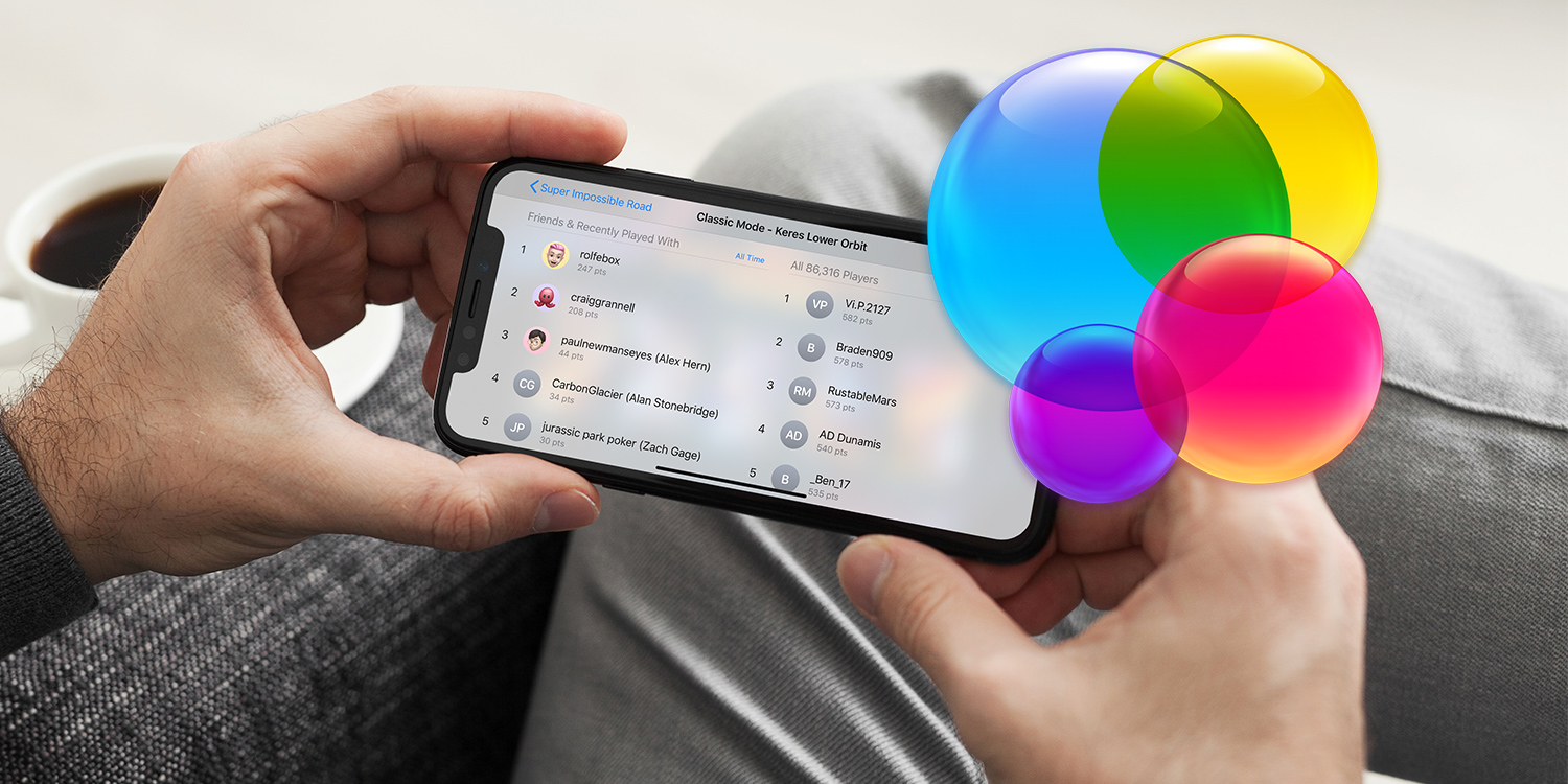 گیم سنتر روی iOS
