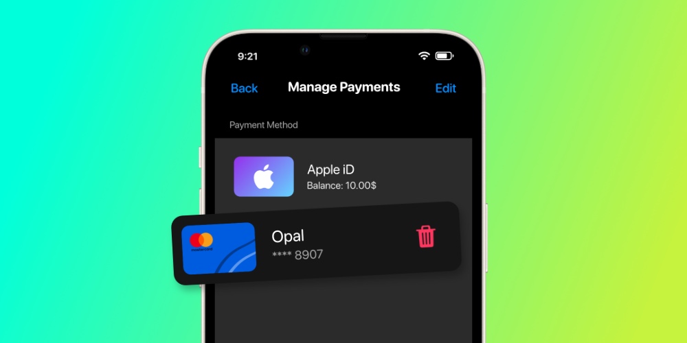 نحوه حذف Payment Method اپل آیدی از طریق آیفون و آیپد