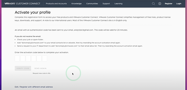 نمایی از محیط دانلود نرم افزار VMWare Fusion