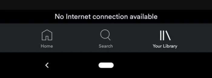 حل مشکل no internet connection در اسپاتیفای