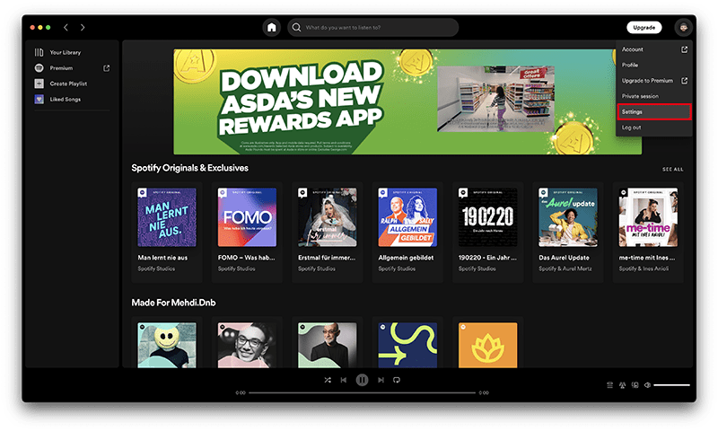 spotify no internet connection detected