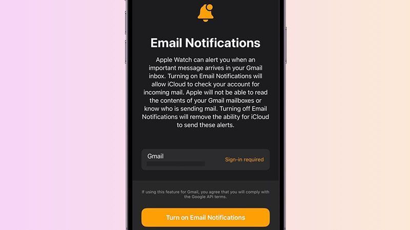 تصویری از تنظیمات این قابلیت
