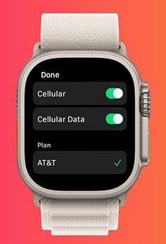 تصویری از امکان خاموش کردن Cellular